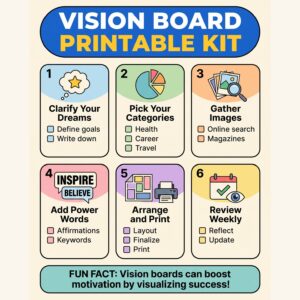 Vision Board Printable Kit