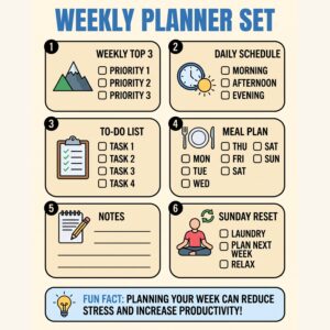 Weekly Planner Set