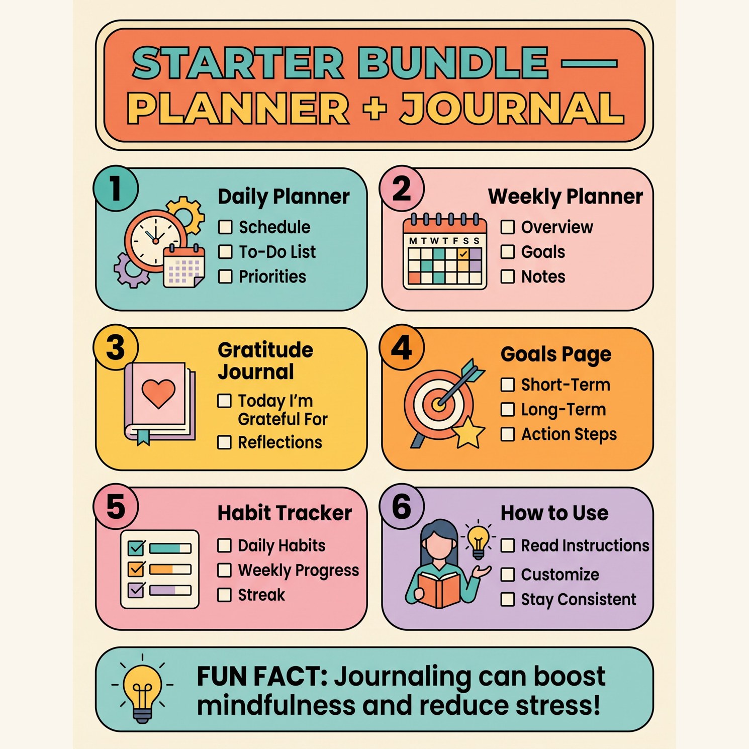 Starter Bundle — Planner + Journal