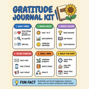 Gratitude Journal Kit (30 pages)