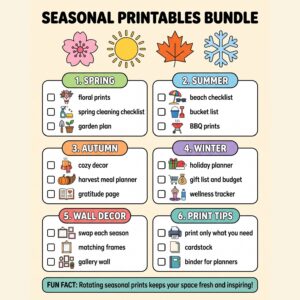 Seasonal Printables Bundle