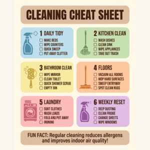 Cleaning Cheat Sheet