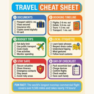 Travel Cheat Sheet