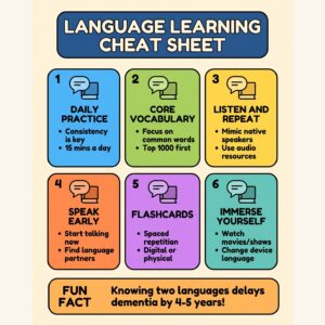 Language Learning Cheat Sheet