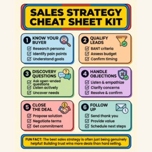 Sales Strategy Cheat Sheet Kit