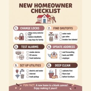 New Homeowner Checklist