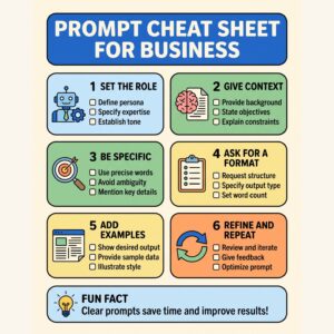 ChatGPT Prompt Cheat Sheet (Business)