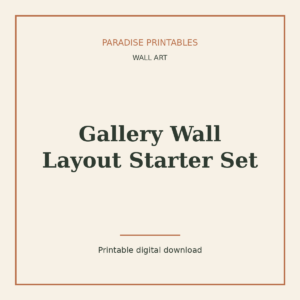 Gallery Wall Layout Starter Set