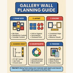 Gallery Wall Planning Guide Poster