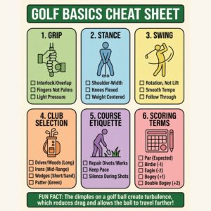 Golf Basics Cheat Sheet