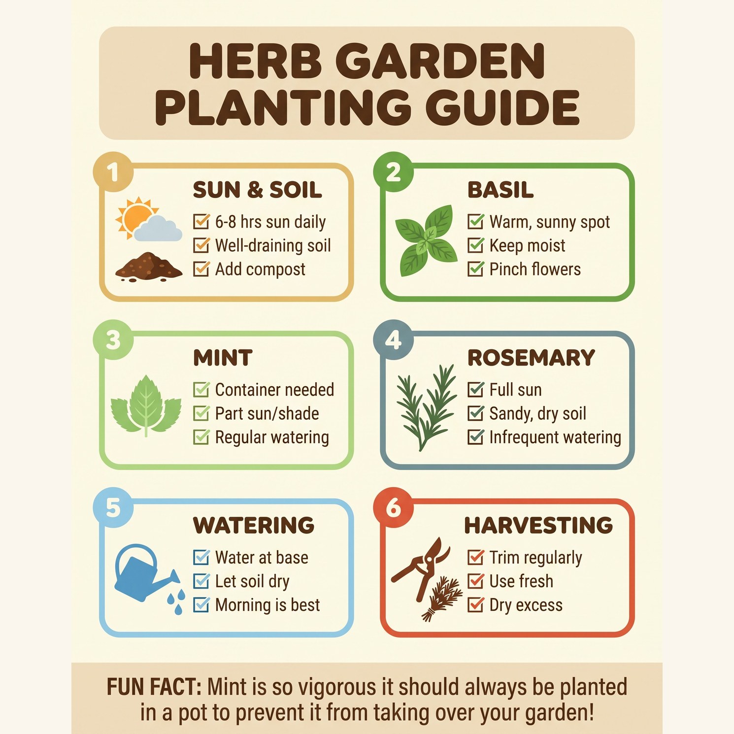 Herb Garden Planting Guide
